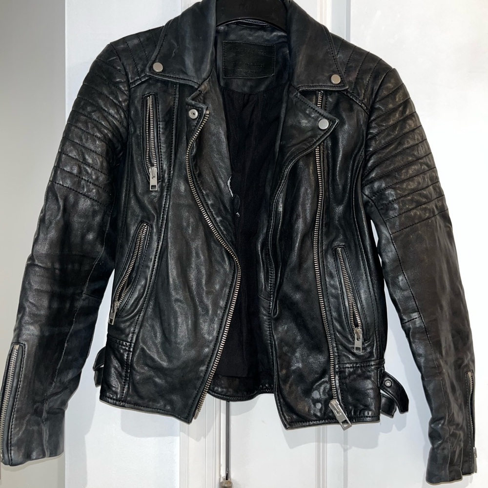 All Saints Leather Jacket